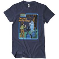 Officially Licensed Steven Rhodes Making New Friends Men'S T-Shirt S-XXL XXXL black