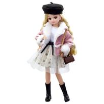 TAKARA TOMY Lėlė Avikailio lėlė Žaidimų namelis Žaislas Nuo 3 metų Atitinka žaislų saugos standartus ST ženklo sertifikatas Licca TAKARA TOMY  Licca-chan LD-17 gray
