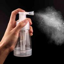 140Ml Powder Atomizer Bottle Barber Talcum Emulsion Spray Travel Container Lotion Dispenser Rotate Bottle Salon Accessories A1 gray