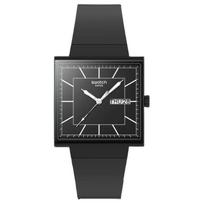 SWATCH Unisex Black Watch SO34B701 SO34B701 Black Dial gray