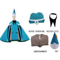 Raganos skrybėlės Atelier Qifrey Cosplay rinkinys su mišriu audiniu animatoriams ir kolekcionieriams Student Set,S blue