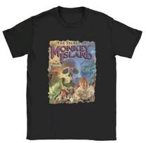 THE SECRET MONKEY ISLAND MENS RETRO GAMING T-SHIRT MAN VINTAGE T-SHIRT- Unisex T-Shirt L gray