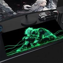Kakashi Gaming N-Naruto H-Hatake Mouse Pad XXL Large Anime Desk Mat Big Size Waterproof Non-Slip Rubber Base for Gamer PC Laptop 30cmx60cm black