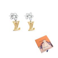 LOUIS VUITTON Lv Iconic Flower Earrings M01287 One Size 1 auksinė
