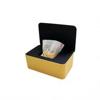 Household Desktop Baby Wet Wipes Storage Box with Sealed Cover black