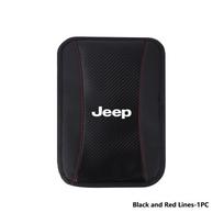 Jeep automobiliui porankių kilimėlis Centrinės konsolės porankio apsauginis paminkštinimas Cherokee Patriot Liberty Wrangler JK JL Commander black