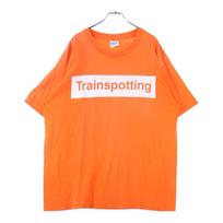 VINTAGE Trainspotting Box Logo Movie Promo Tee Train Spotted Short Sleeve 3 Unisex T-Shirt XXXL orange
