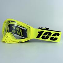 100 Sports Motocross Eyeglasses Motorcycle Sunglasses Man MTB ATV Mask Windproof Protection Skiing Cycling Racing Off-Road Goggles yellow