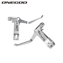 ONEGOO Ultralight Aluminum Alloy Bicycle Brake Lever MTB Mountain Road Folding Bike Brake Lever Strength Hand Brake Lever sidabras