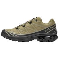 SALOMON XT 6 Running Shoes Unisex Low Top Agave Green/Black/Sage Gray 44 gray