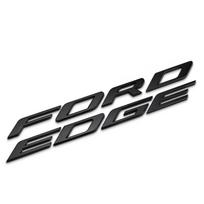 3D ABS Car Front Hood Emblem Badge Bonnet Logo Covers Letters Sticker For Ford EDGE 2015-2024 Car Styling Accessories matinė juoda spalva