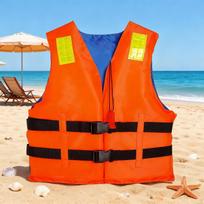 Boating Life Jacket Comfortable Vest for Surfing Swim Training Canoeing blue