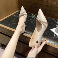 Ladies Pumps Black Rhinestone Diamond Wedding Bride Shoe with Heel Women's Shoes Crystals Elegant Dress A Lastest Wholesale Chic 40 gray