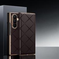 For Samsung Z Fold 7 Phone Case Magnetic Flip Cover Starburst Gold Edge Protective Case Compatible with Samsung Z Fold 6 5 4 Opp Bag&For Samsung W26 ruda