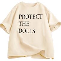 Apsaugokite lėles T-shirt Vyrams Moterims Spausdinta T-shirt Pasididžiavimas Žmogaus Teisės T-shirt Laisva Trumpomis Rankovėmis Patogi Apvali Kaklo vasaros S raudona