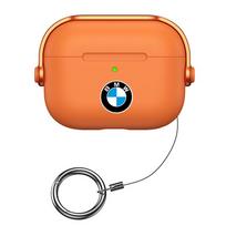 For BMW M Performance E46 E90 E60 360° Adjustable Wireless Bluetooth Earphone Case Air pods 1/2/3/4 Pro2 Soft Cover Key Case bzdf48 Airpods pro3 orange