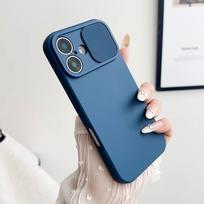 Stumdomas kameros apsaugas langelis dėklas, skirtas iPhone 16E 16 15 14 Plus 13 12 Mini 11 Pro Max X XR XS Max, smūgiams atsparus minkštas dangtelis iPhone 11 mėlyna