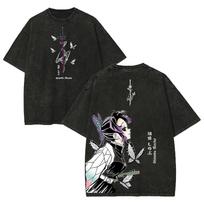 Demon Slayer Kochou Shinobu Anime T-Shirt 140 black