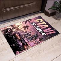 GTA 6 Printed Carpet,Rug,for Office Chair Living Room Bedroom Kitchen Room Decor Gifts. 40cmx60cm gray