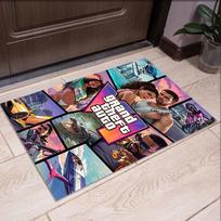 GTA 6 Printed Carpet,Rug,for Office Chair Living Room Bedroom Kitchen Room Decor Gifts. 40cmx60cm