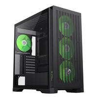 GAMEMAX Mid-Tower Gaming PC Case with Tempered Glass Side Panel (E-ATX to ITX), 7-Slot Expansion, 425mm GPU Compatible, 4 ARGB PWM Fans, V5.0 PWM