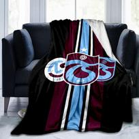 Trabzonspor emblemos pledas Tinka sofoms, lovoms, biurams ir stovyklavimui - Puiki dovana Helovinui, Kalėdoms 75x90cm