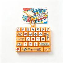 26 Keys Simulation Keyboard Fidget Spinner Stress Relief Toys Keychain Desktop Decoration Student Bag Ornament Toy Creative Gift geltona