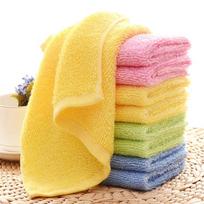 Oil-Repellent Wood Fiber Dishcloth: Non-Stick, Thickened Cleaning Pad Color mixed assortment pink