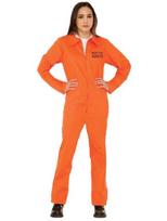 Tarptautinis oranžinis kalinio kostiumas vyrams - Helovino Cosplay XS-S orange