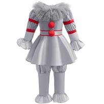 Vaikų Džokerio Cosplay Kostiumas KalėdosPūstos Rankovės Tiulio Apykaklė Kelnės Helovinas 110cm gray
