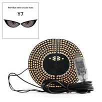 LED ekranas Velnio akis Automobilio akies šviesa Sunkvežimio Dinaminė LED šviesa Type G black
