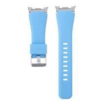 Silicone band for Galaxy watch 8/8 classic/ultra 2026 40mm 44mm 46mm Accessories sport belt brecelet correa Galaxy watch 8 strap Galaxy ultra 2025 šviesiai mėlyna spalva