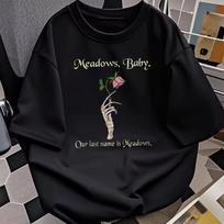 Women's Zade Meadows Haunting Adeline T shirt Dark Romantic Men Tee Streetwear Trendy Meadows, Baby. Our last name is Meadows 150 black