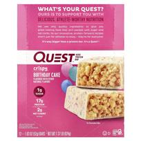 Quest Nutrition, Hero Protein Bars, Crispy, Birthday Cake, 12 Bars, 1.83 oz (52 g) Each