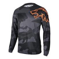 Men Breathable off Road Enduro Mountain Motocross Mtb Bike Jersey Cycling Top Riding Quick Dry Fitness Athletic Cycling Top 5XL gray