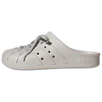 Adidas Adilette Clog Paprasti Atsitiktiniai Patogūs Kompozitinio Pado Neslystantys Uždaro Piršto Šlepetės Unisex Avalynė Pilka IH4071 40½ white