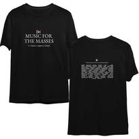Vintage 1987 Depeche Mode Music For The Masses Tour T-Shirts All Size S-5XL Unisex T-Shirt L gray