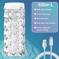 Xiaomi Single Hole Humidifier Spray Perfume Diffuser Evaporative Humidifier Household Office Night Light Air Humidifier gray