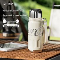 Germ Coca-Cola Co-branded 316 Stainless Steel Insulated Bottle gray