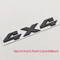 3D Metal 4X4 Logo Car Sticker Emblem Badge Decals Car Tail Sticker For JEEP 4X4 Grand Wrangler Auto Accessories gray