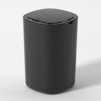 Automatinis jutiklinis šiukšliadėžė su dangčiu - Išmanus rūšiavimas virtuvei, vonios kambariui ir svetainei 12L Standard (Button + Sensor Lid) juoda
