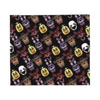 Springtraps Horror Game Fans Fnaf Blanket Multiple Sizes Soft and Lightweight Throw Blankets for Sofa Couch and Bed Size: 75*100cm, Weight: 230 GSM brown