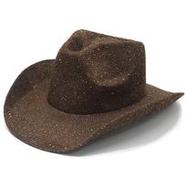 European and American sequined western cowboy hat British style retro jazz hat men's and women's hollow breathable sunshade sunscreen top hat M（56-58cm） black