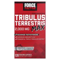 Force Factor, Fundamentals, Tribulus Terrestris Max, 2,000mg, 120 Veggie Capsules (500mg per capsule)
