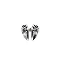 Retro Peacock Frog Ring Men Women Fashion Alloy Rings Animal Wings Hip Hop Rock Zircon Gift Resizable Wholesale Resizable gray