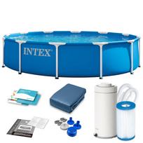 Sodo baseinas Intex 28212, 366 x 76 cm, su filtravimo siurbliu ir uždangalu