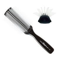 Vess Professional Blow made in Japan by a professional equipment designed for hairdressers with styling Brush, Black, C-150BL, manufacturer, 9-line juoda