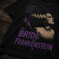 The Bride of Frankenstein  Retro Horror T-shirt Men's T-shirt Summer New Men's and Women's Retro T-shirt 140 blue