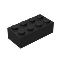 2x4 Klasikiniai Plytinukai 3001 Spalvingi Dideli Statybiniai Blokeliai 150-750vnt Pilki Oranžiniai Gabaliukai Suderinami su Visais Pagrindiniais Plytelių Prekių Ženklais Žaislai 150pcs juoda