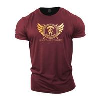 Vintažiniai Spartos T-shirt'ai Vyrams 3D Spartos Spaudinys Trumpomis Rankovėmis Viršutiniai Marškinėliai Vyriškas Raudonas T-shirt'as Oversize Marškinėliai Marškiniai Vyriški Drabužiai Apvalia Kaklo Iškirpte M brown